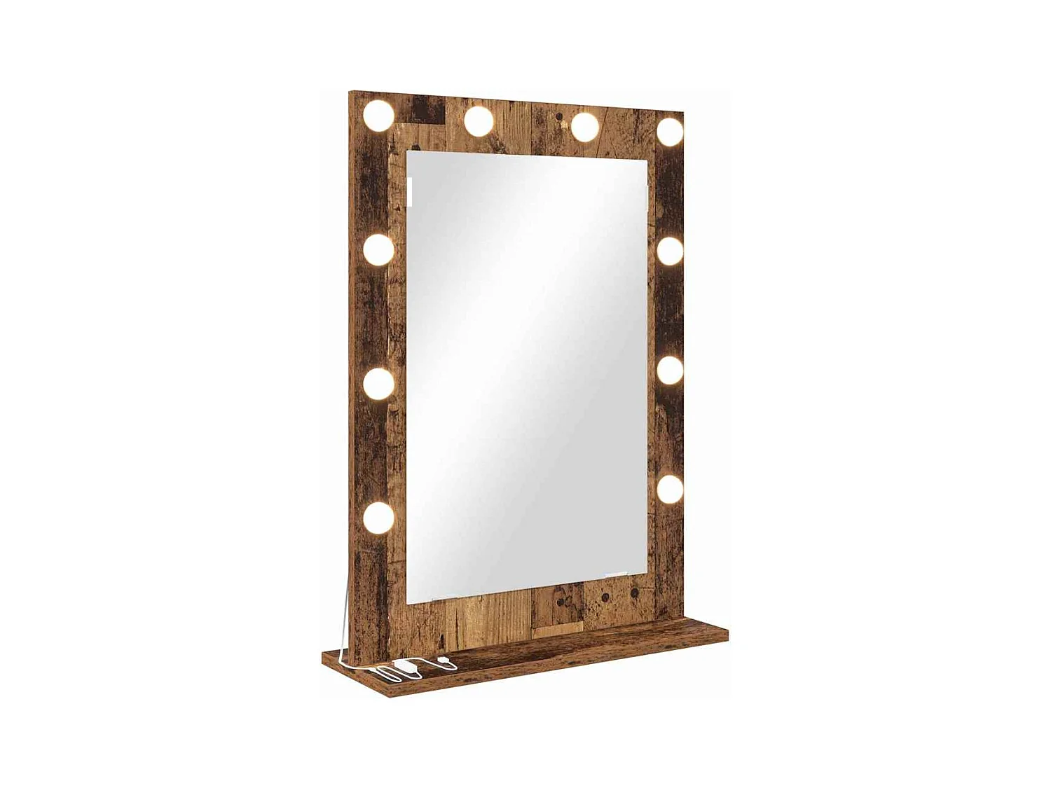 Miroir de vanité avec miroir Bois Ancien 70 x 50 x 18 cm