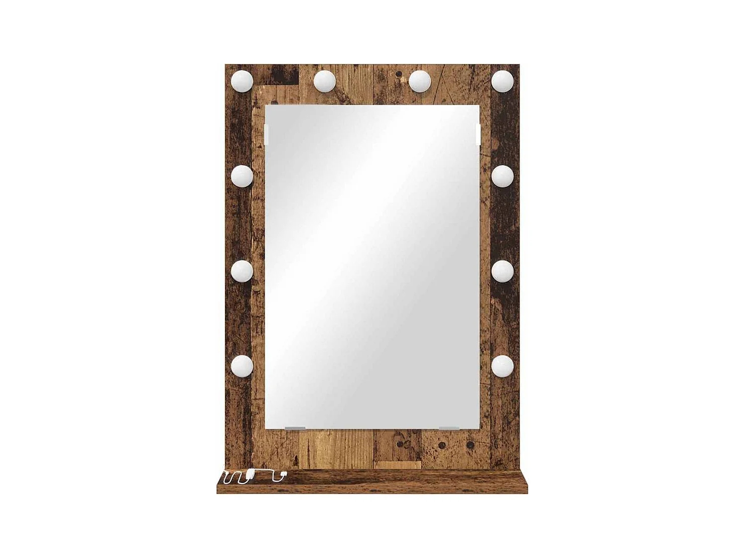 Miroir de vanité avec miroir Bois Ancien 70 x 50 x 18 cm