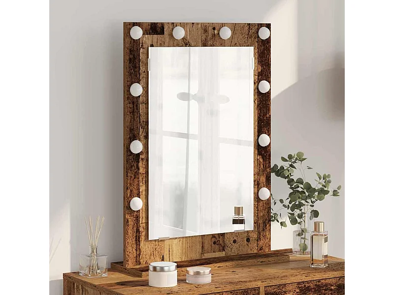 Miroir de vanité avec miroir Bois Ancien 70 x 50 x 18 cm