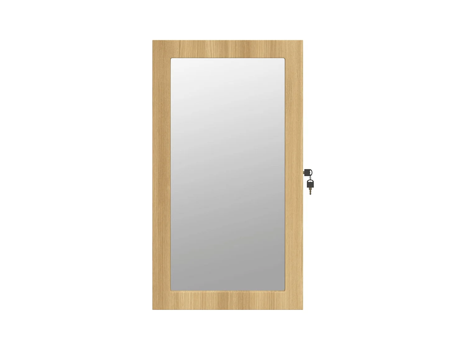 Sieradenkast met spiegel en LED-wandverlichting