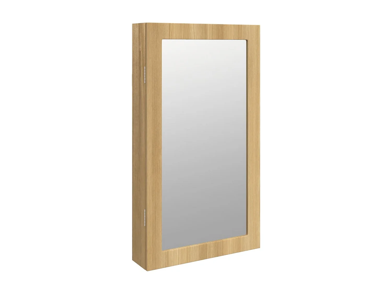 Mobile portagioie con specchio e illuminazione a LED a parete