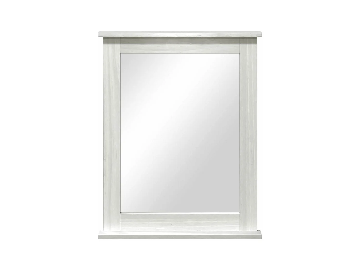 Miroir VIGO Blanc 55,5 x 5 x 70 cm Bois massif en pin