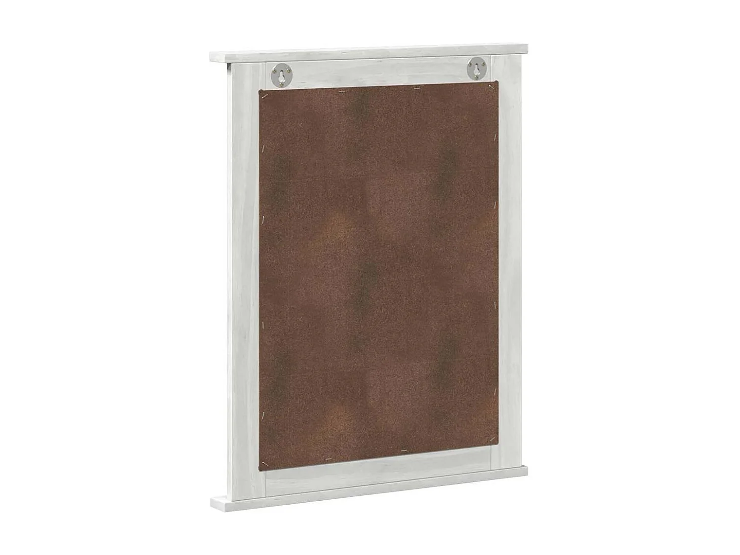 Miroir VIGO Blanc 55,5 x 5 x 70 cm Bois massif en pin