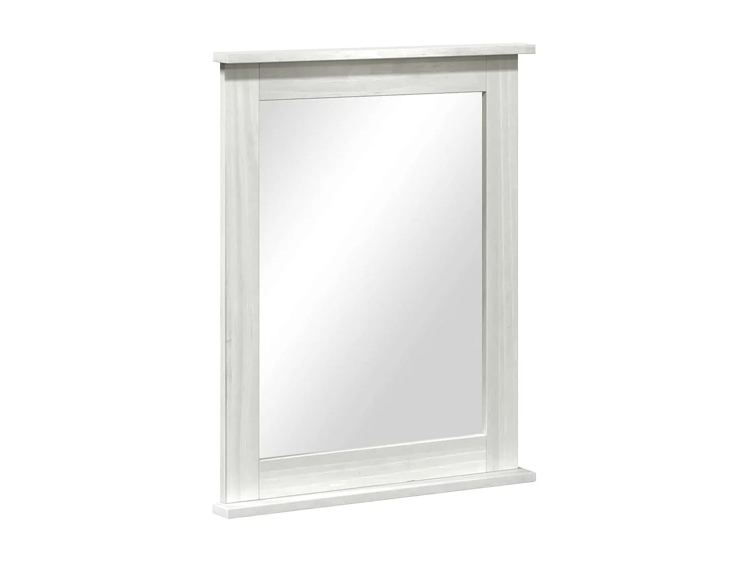 Miroir VIGO Blanc 55,5 x 5 x 70 cm Bois massif en pin