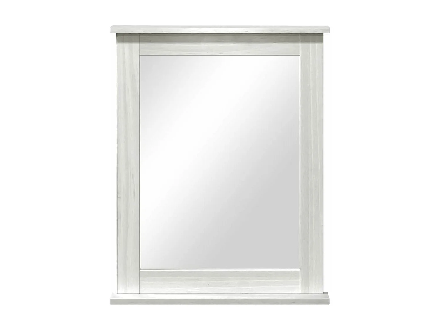 Miroir VIGO Blanc 55,5 x 5 x 70 cm Bois massif en pin