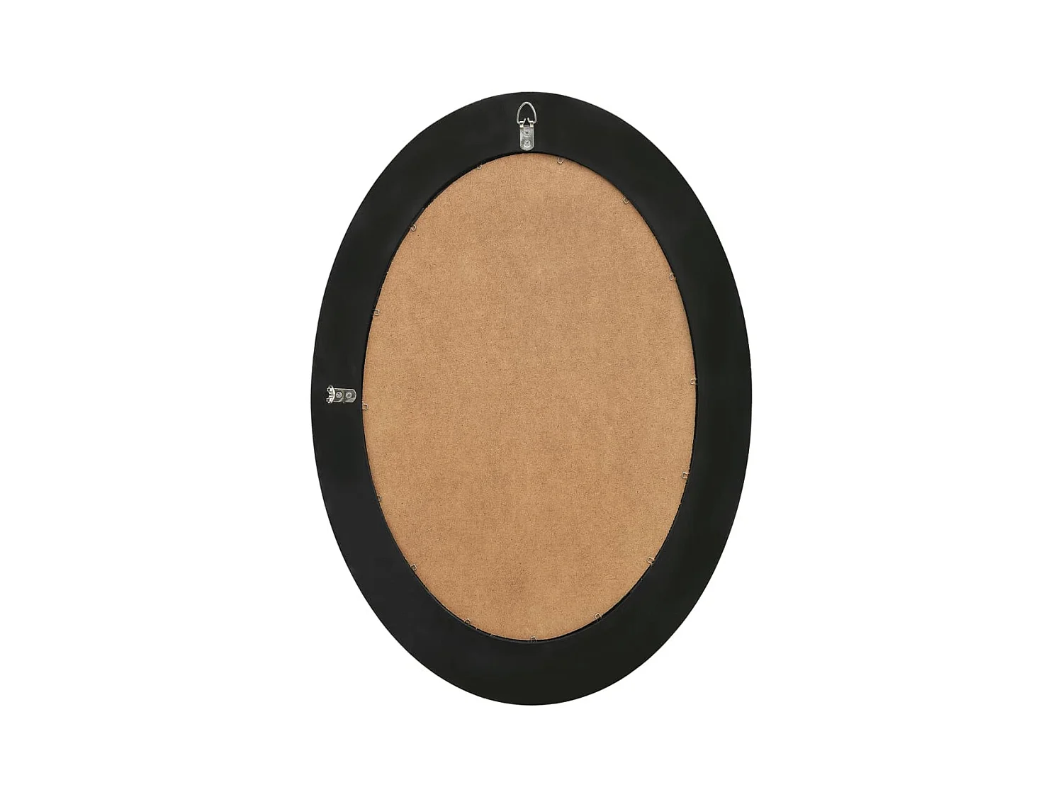 Specchio da parete in stile barocco 50x70 cm nero