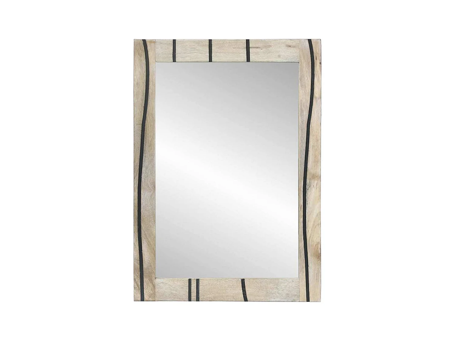 Miroir de salle de bain Marron, argent 50 x 70 x 30 cm