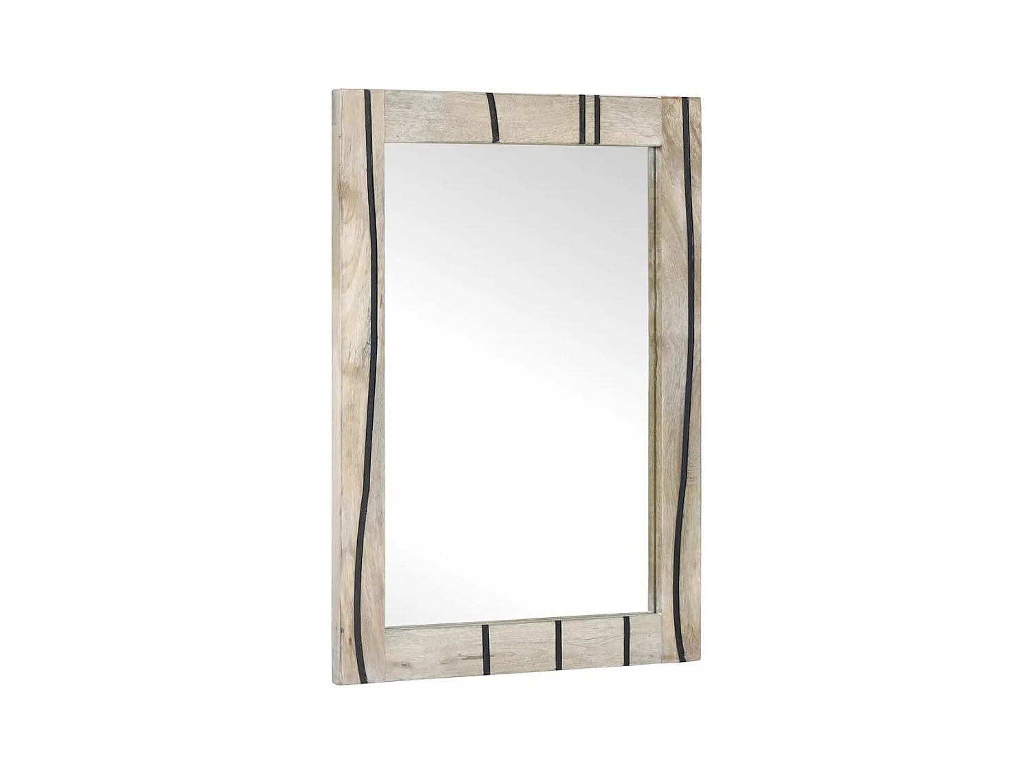 Miroir de salle de bain Marron, argent 50 x 70 x 30 cm