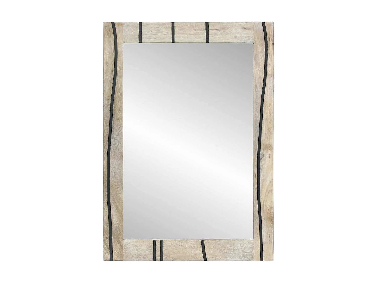 Miroir de salle de bain Marron, argent 50 x 70 x 30 cm