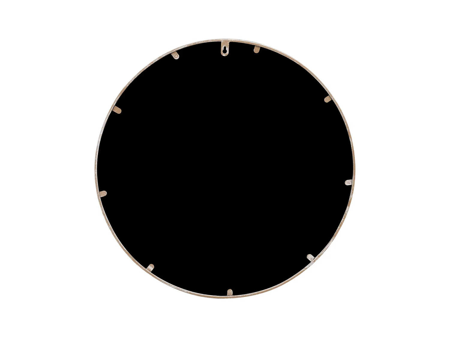 Tuinspiegel Zand 40x2,5cm IJzer Rond Buitengebruik