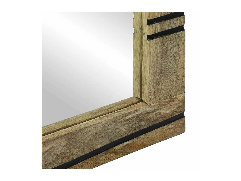 Badkamerspiegel met spiegel Bruin 50 x 2,5 x 70 cm