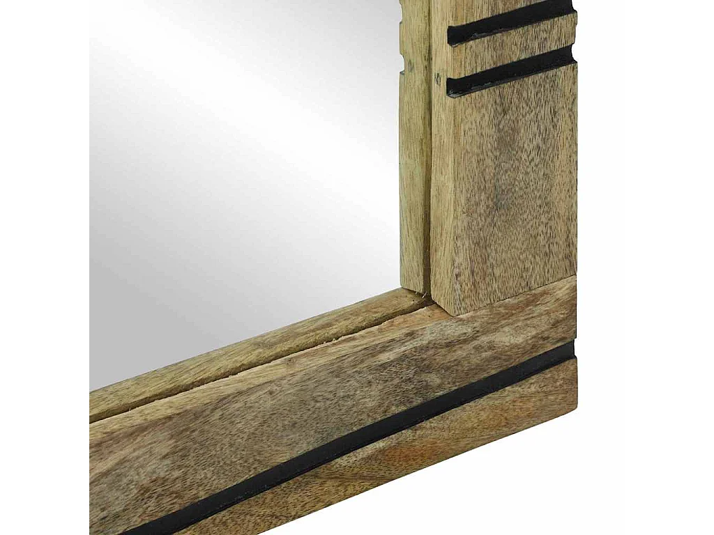 Miroir de salle de bain avec miroir Marron 50 x 2,5 x 70 cm