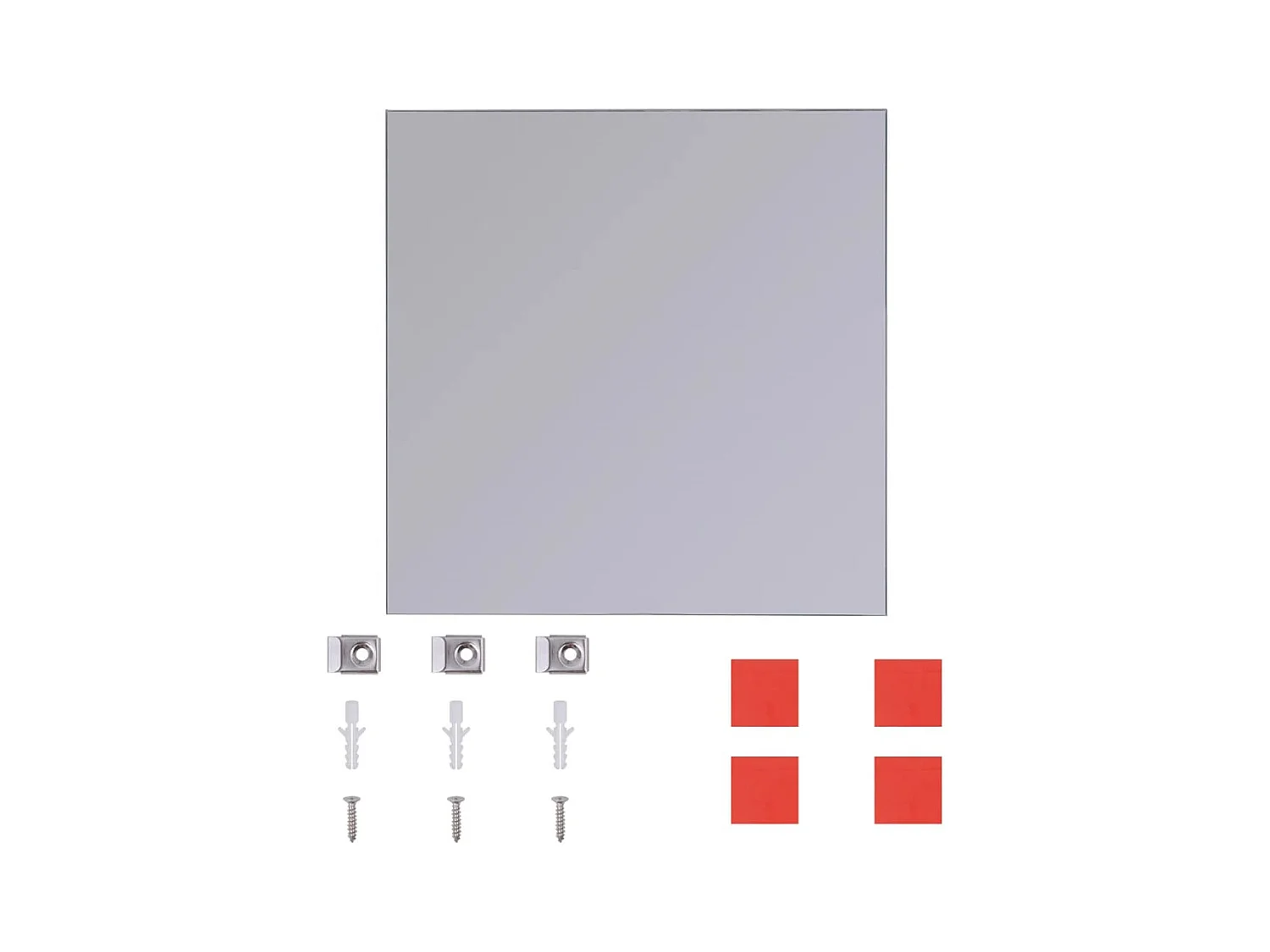 Frameloze spiegeltegels 16 stuks 20,5 cm