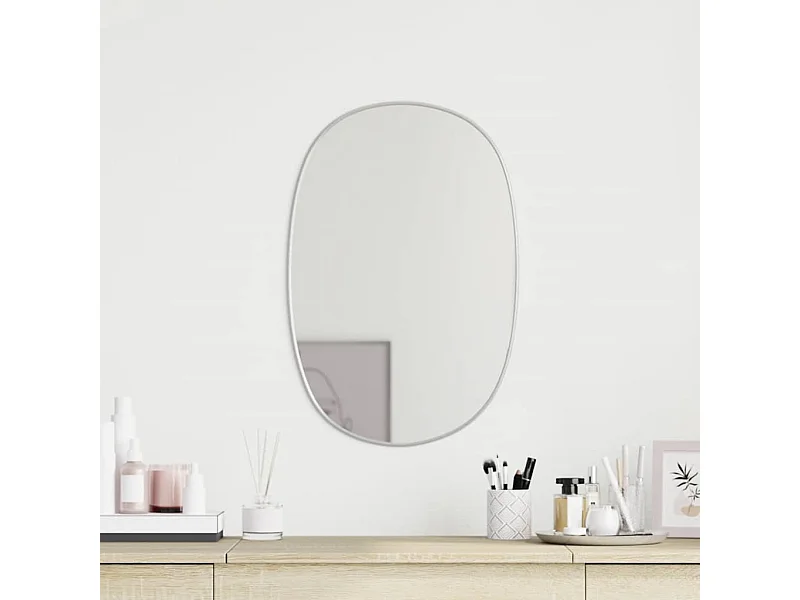 Miroir mural Argenté 50x35 cm