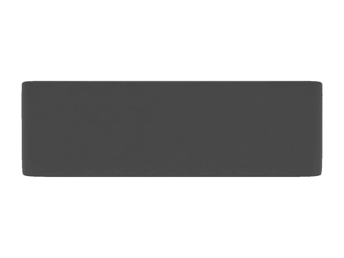 Lavabo de lujo Gris oscuro mate 41x30x12 cm Cerámica