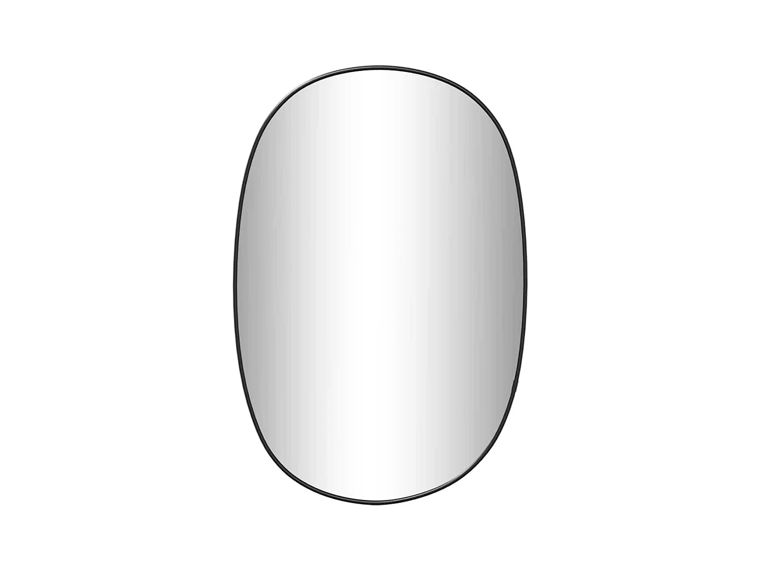 Miroir mural Noir 60x40 cm