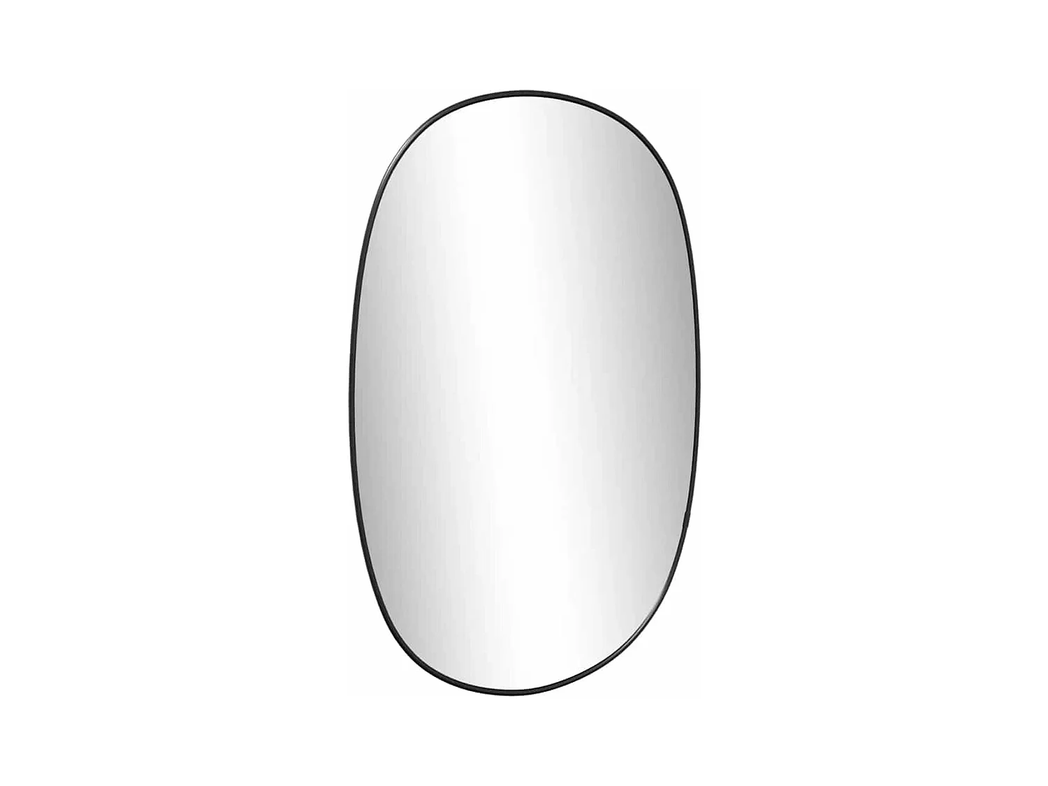 Miroir mural Noir 60x40 cm