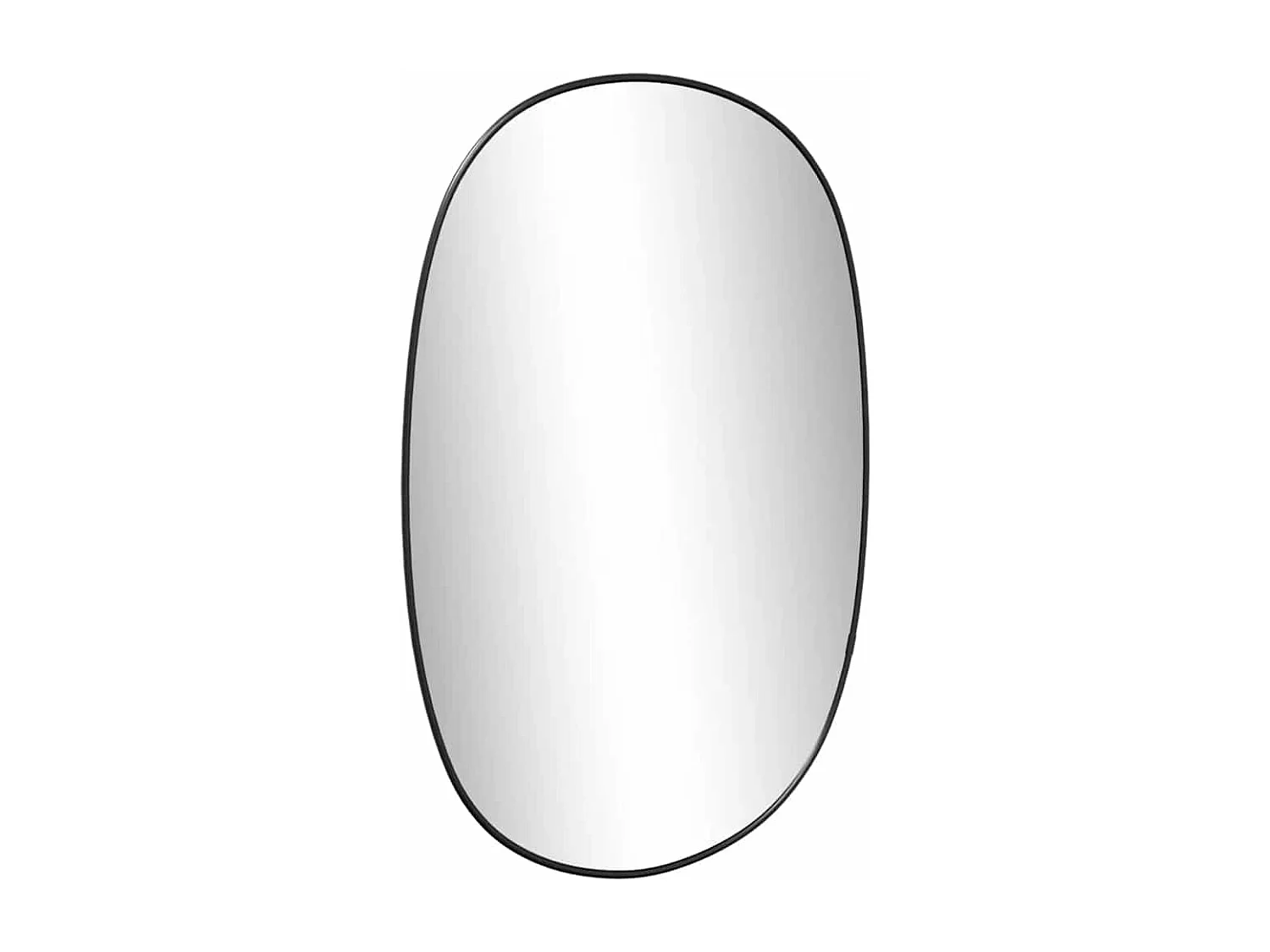 Miroir mural Noir 60x40 cm