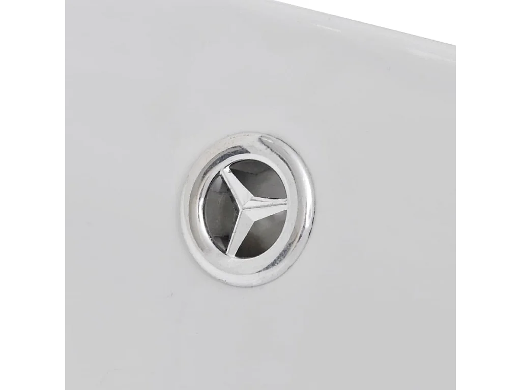 Lavabo ovale in ceramica con troppopieno 59 x 38,5 cm