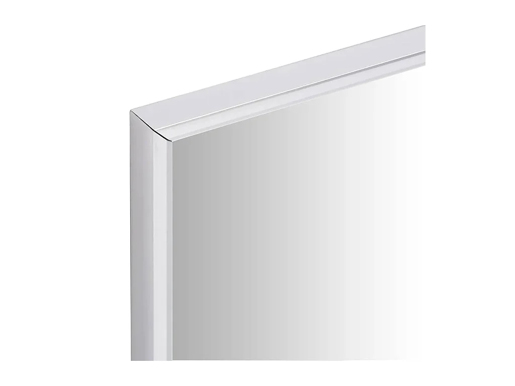 Silberner Spiegel 80x60 cm