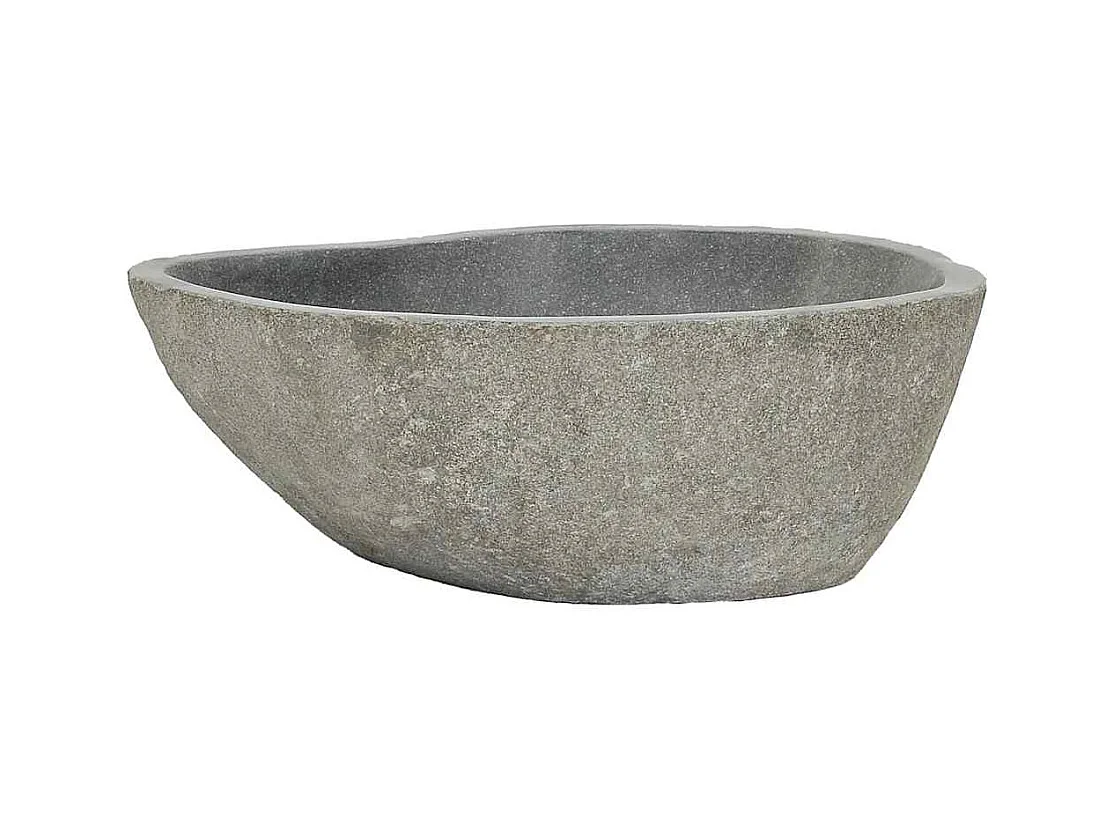 Lavabo ovalado de piedra de río (37-46) x (29-36) cm