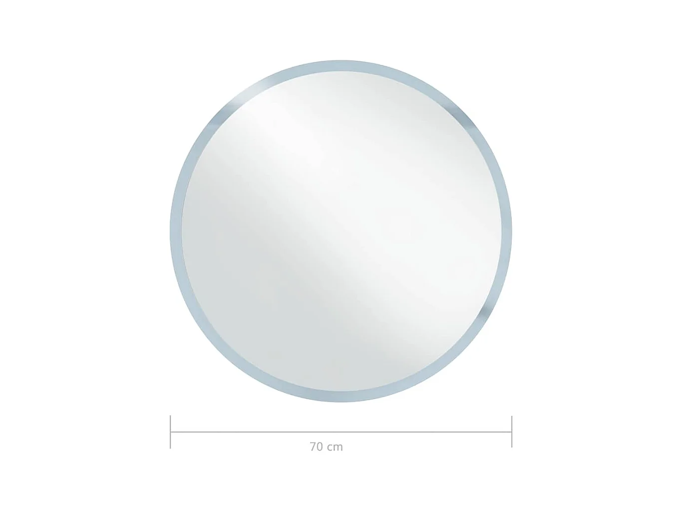 Espejo de baño LED 70 cm