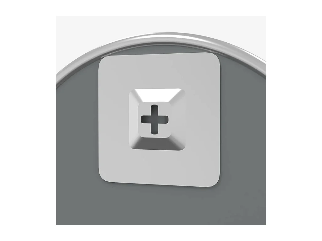 Zilveren wandspiegel Ø 50 cm Rond