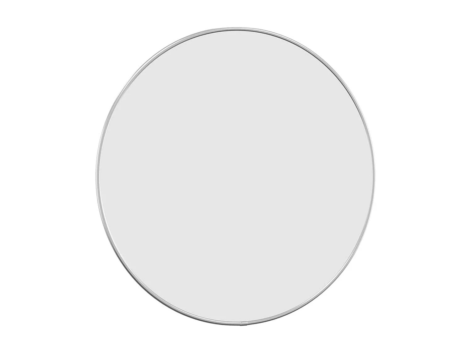 Specchio da parete argentato Ø 50 cm Rotondo