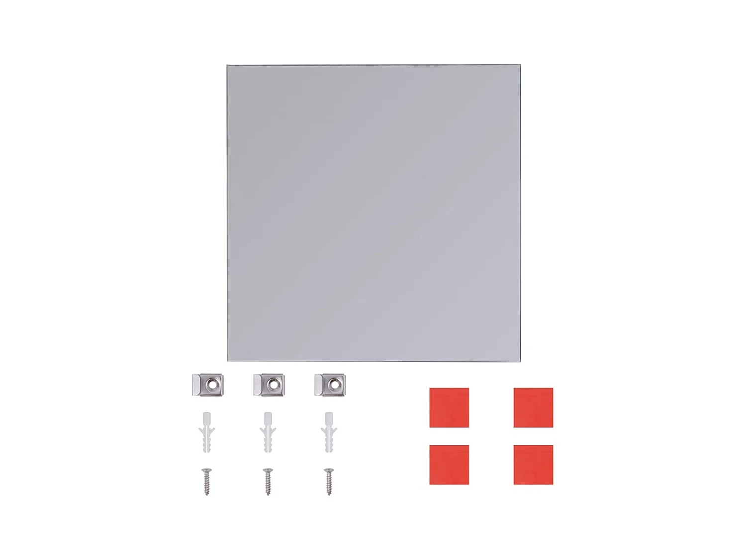 Frameloze spiegeltegels 8 stuks 20,5 cm