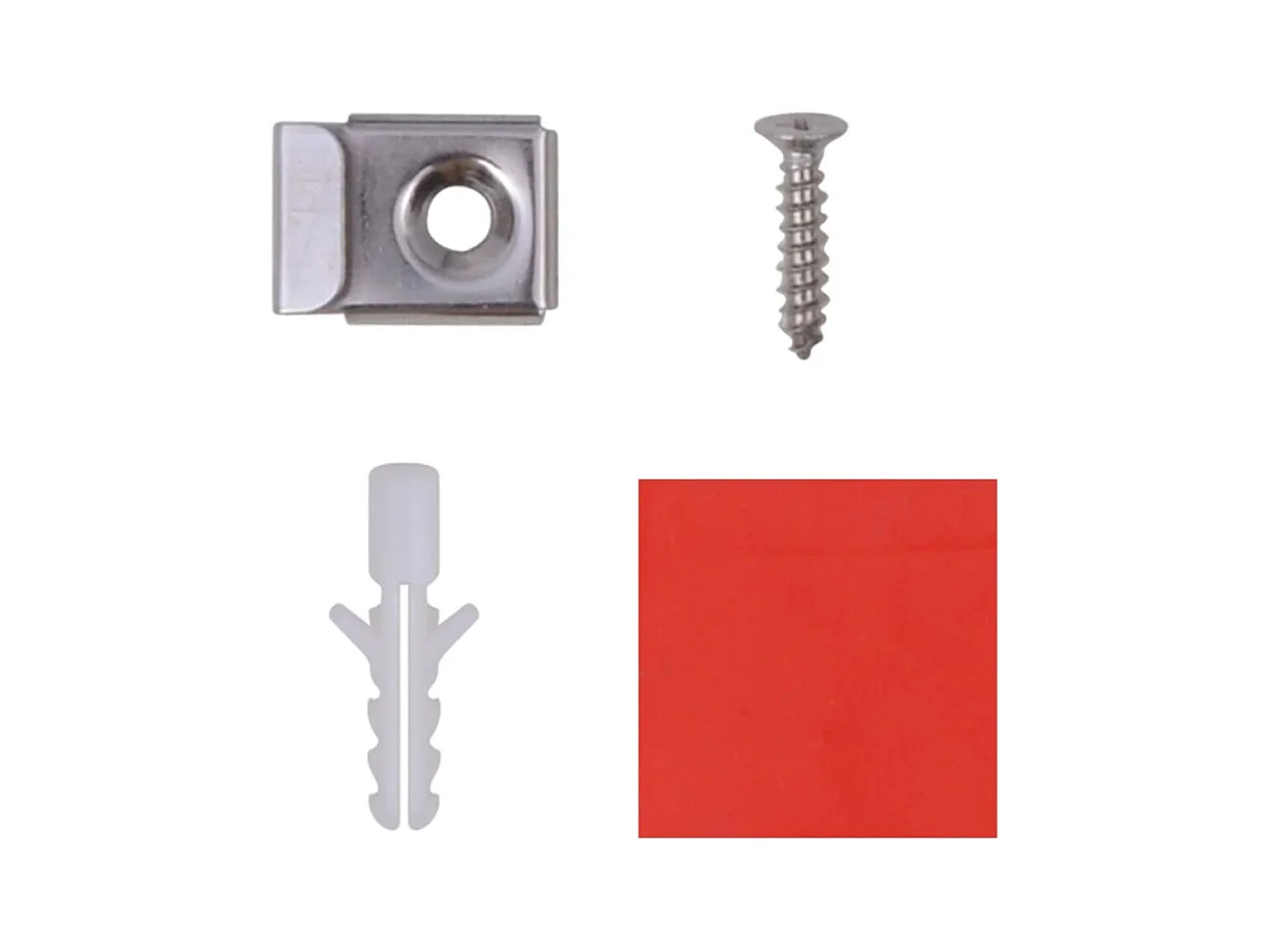 Frameloze spiegeltegels 8 stuks 20,5 cm