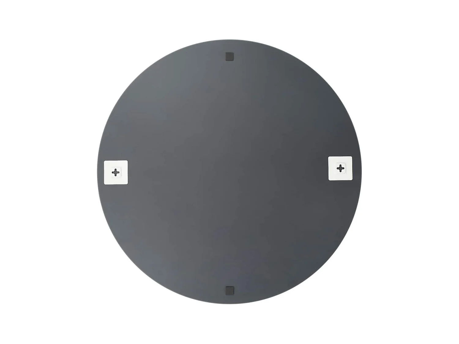 60 cm ronde glazen wandspiegel