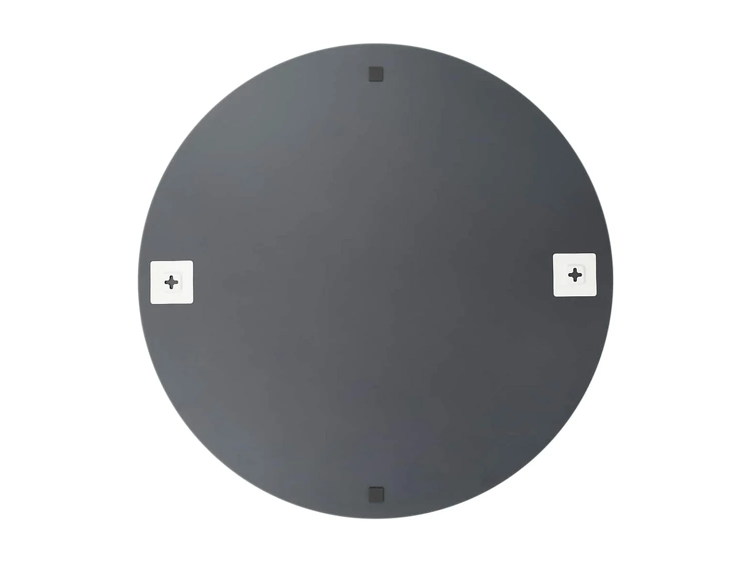 Specchio da parete in vetro rotondo da 60 cm