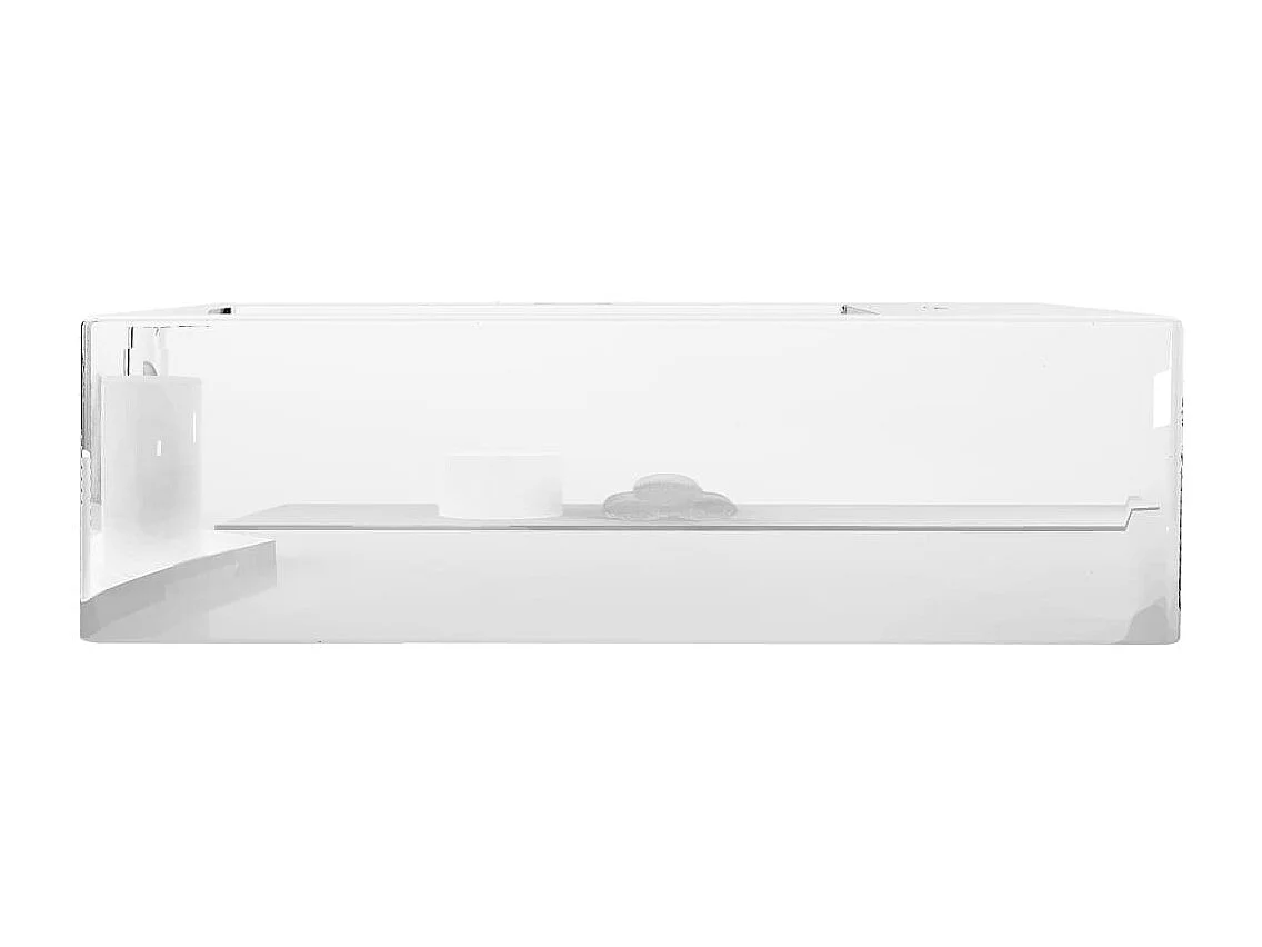 Lavabo con rebosadero 49x25x15 cm Cerámica Plata