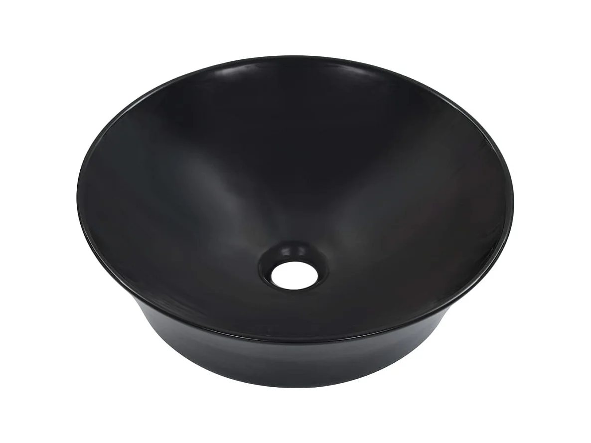 Lavabo 41x12,5 cm Céramique Noir