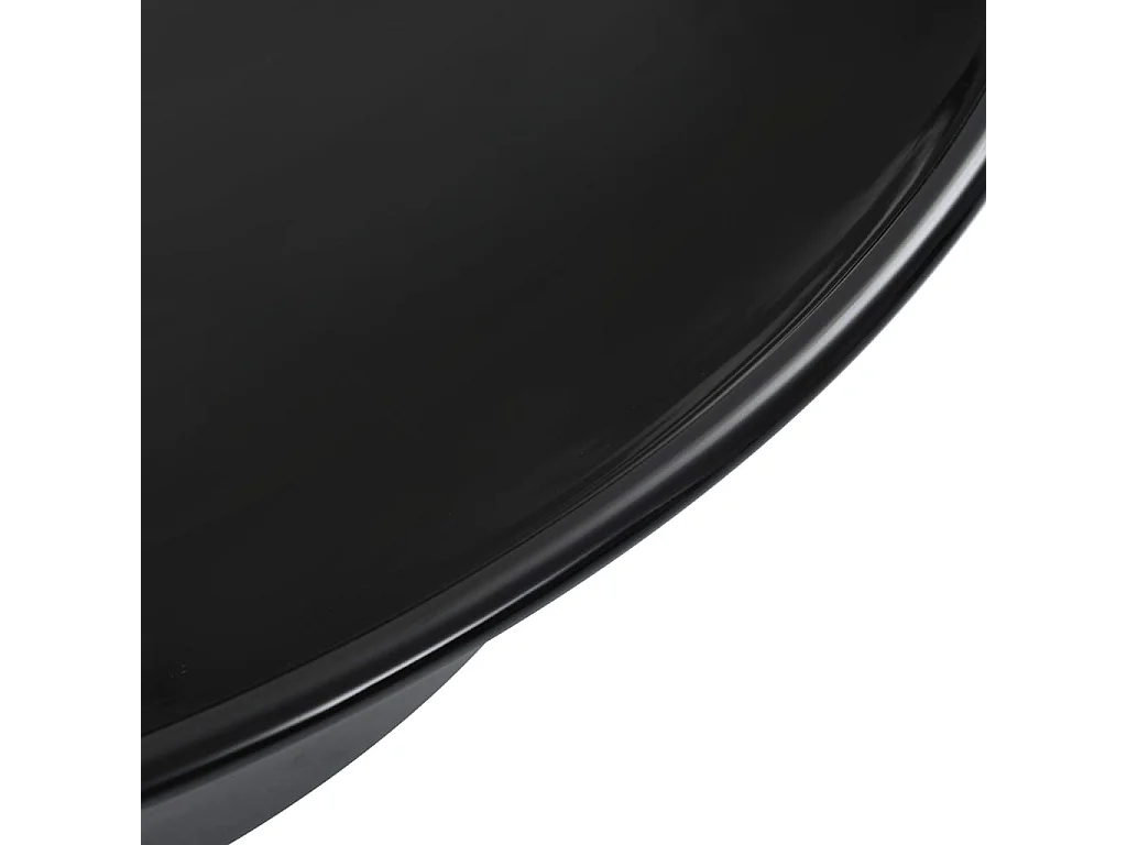 Lavabo 41x12,5 cm Cerámica Negra