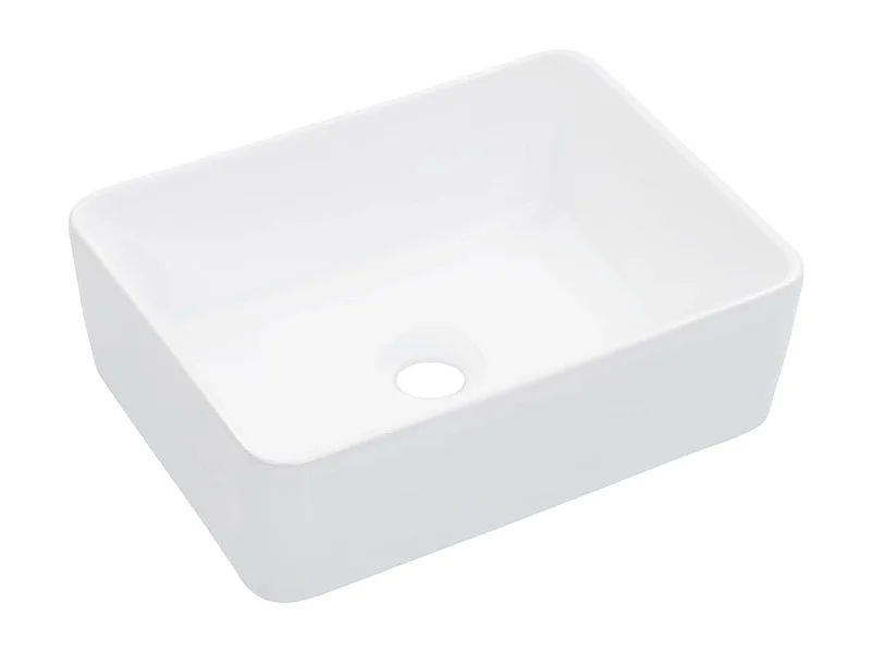 Lavabo 40x30x13 cm Ceramica Bianca