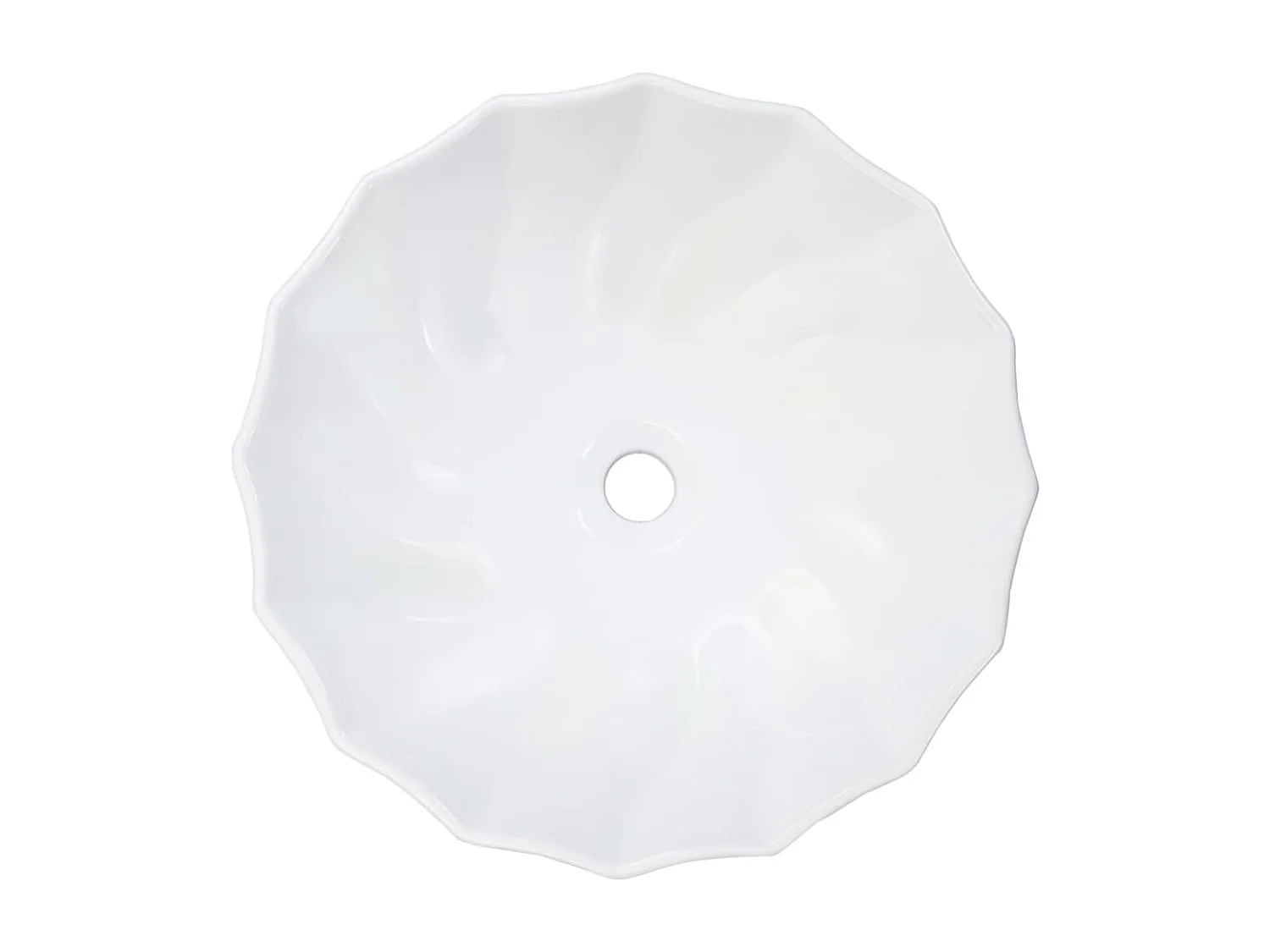 Lavabo 46x17 cm Ceramica Bianca