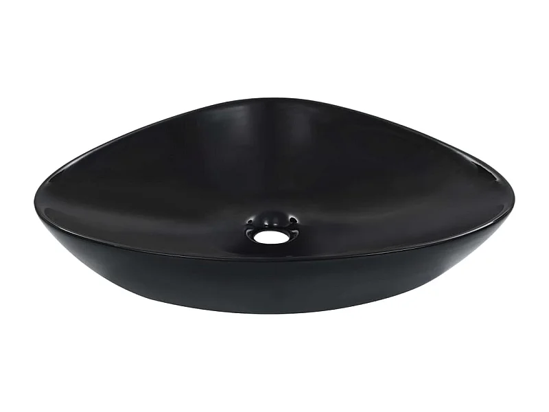 Lavabo 58,5 x 39 x 14 cm Ceramica Nera