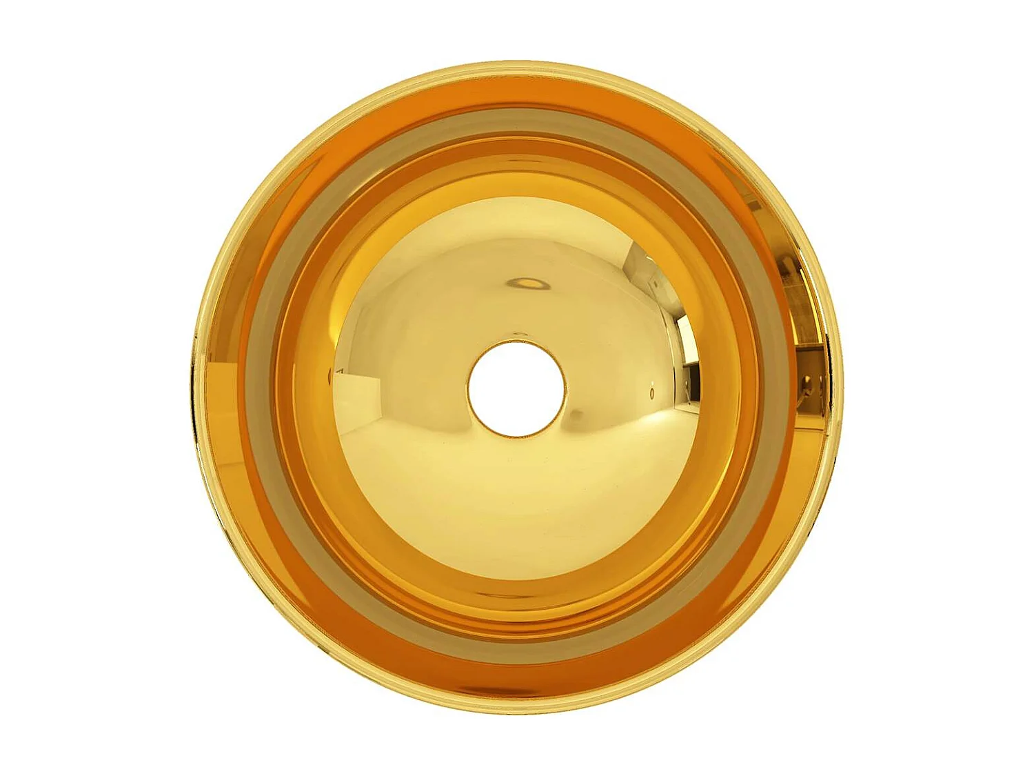 Lavabo 28x10 cm Cerámica Oro