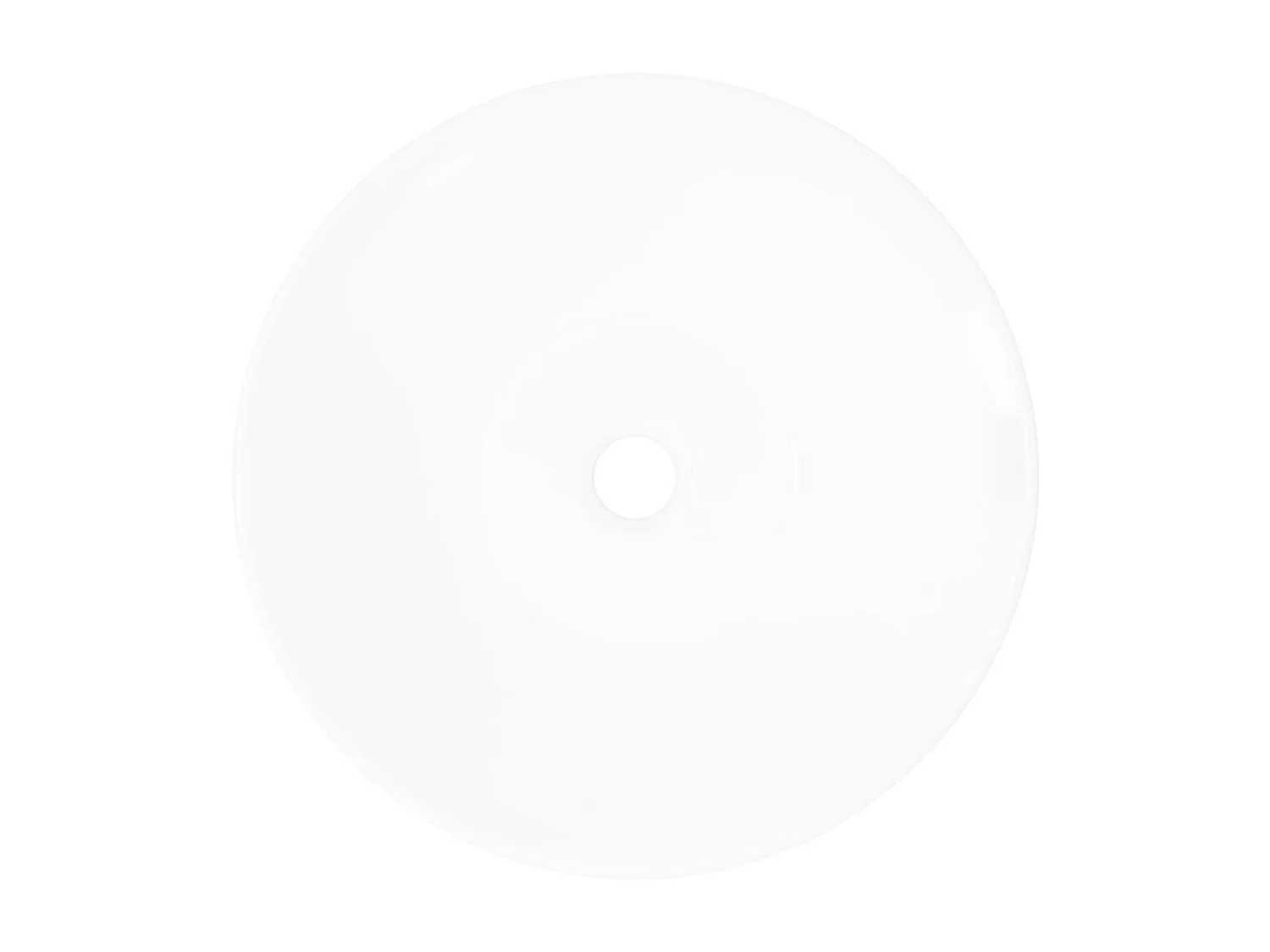 Lavabo de baño de porcelana blanca