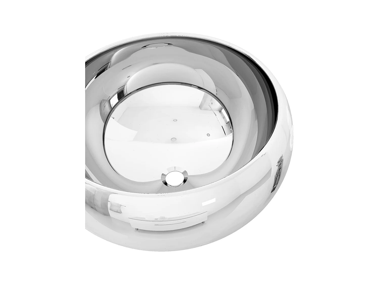 Lavabo 40x15 cm Cerámica Plata