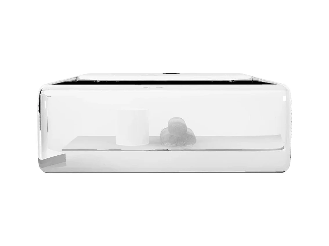 Wastafel met overloop 41 x 41 x 15 cm Keramiek Zilver