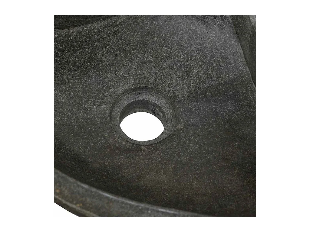 Bassin d'angle suspendu au mur Gris (38-45) x (38-45) x 12 cm