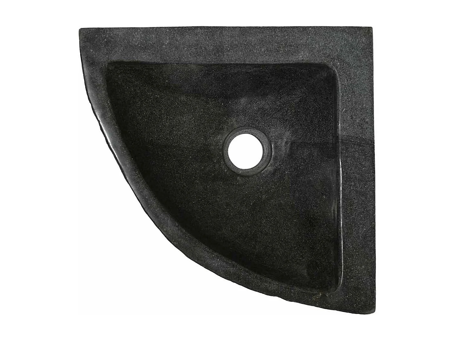 Lavabo de esquina suspendido Gris (38-45) x (38-45) x 12 cm