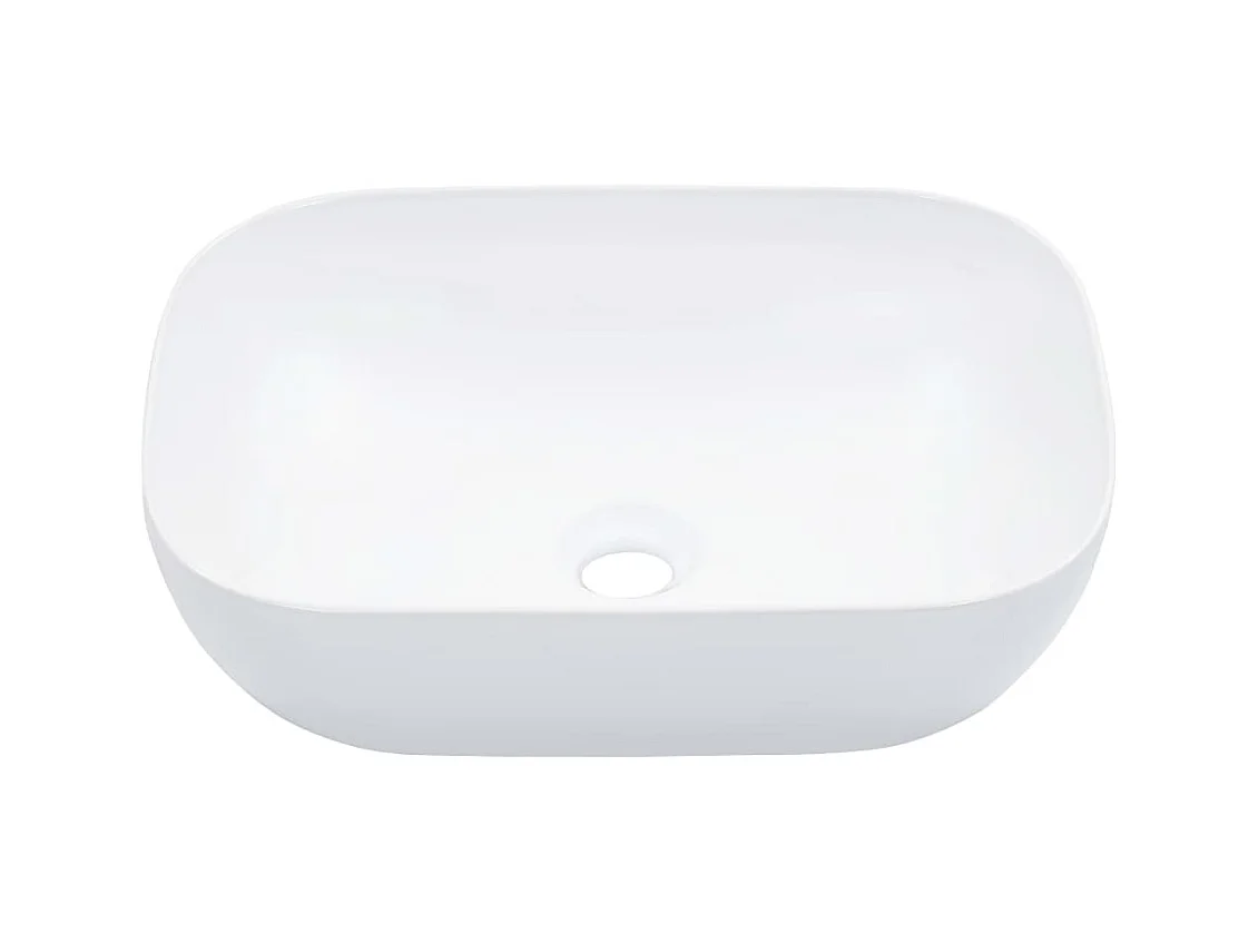 Wastafel 45,5x32x13 cm Wit Keramiek