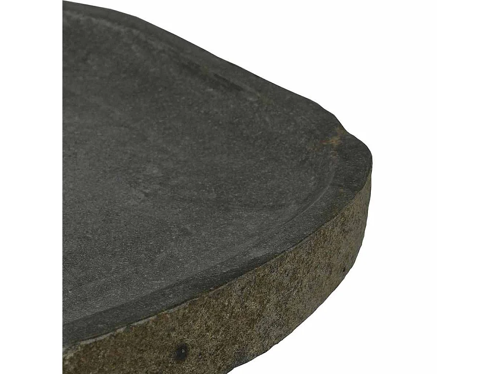 Bacino grigio (55-65) x (40-50) x 6 cm pietra di fiume