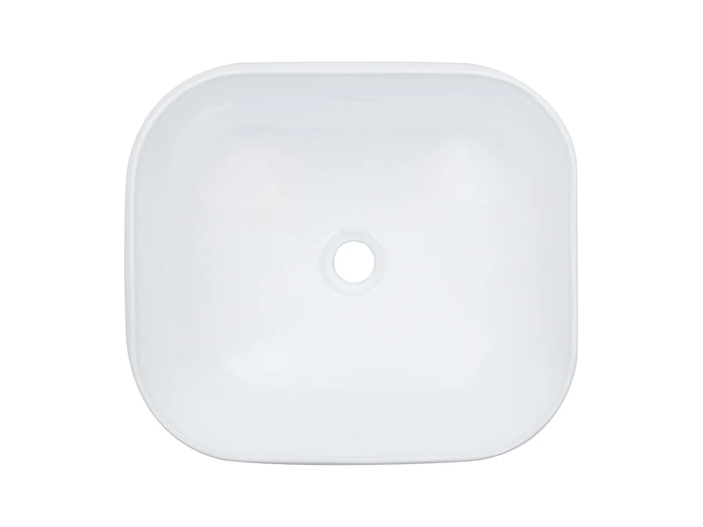 Lavabo 44,5 x 39,5 x 14,5 cm Cerámica Blanco