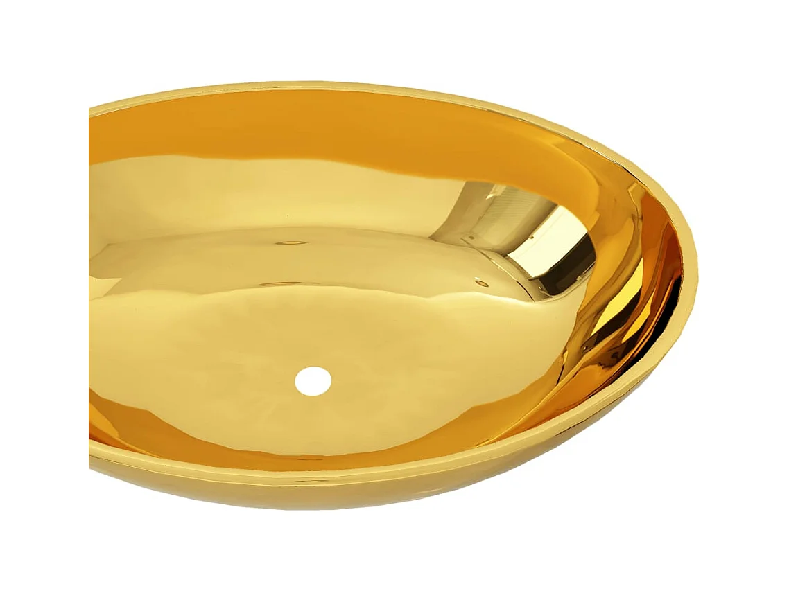 Lavabo 40 x 33 x 13,5 cm Cerámica Oro
