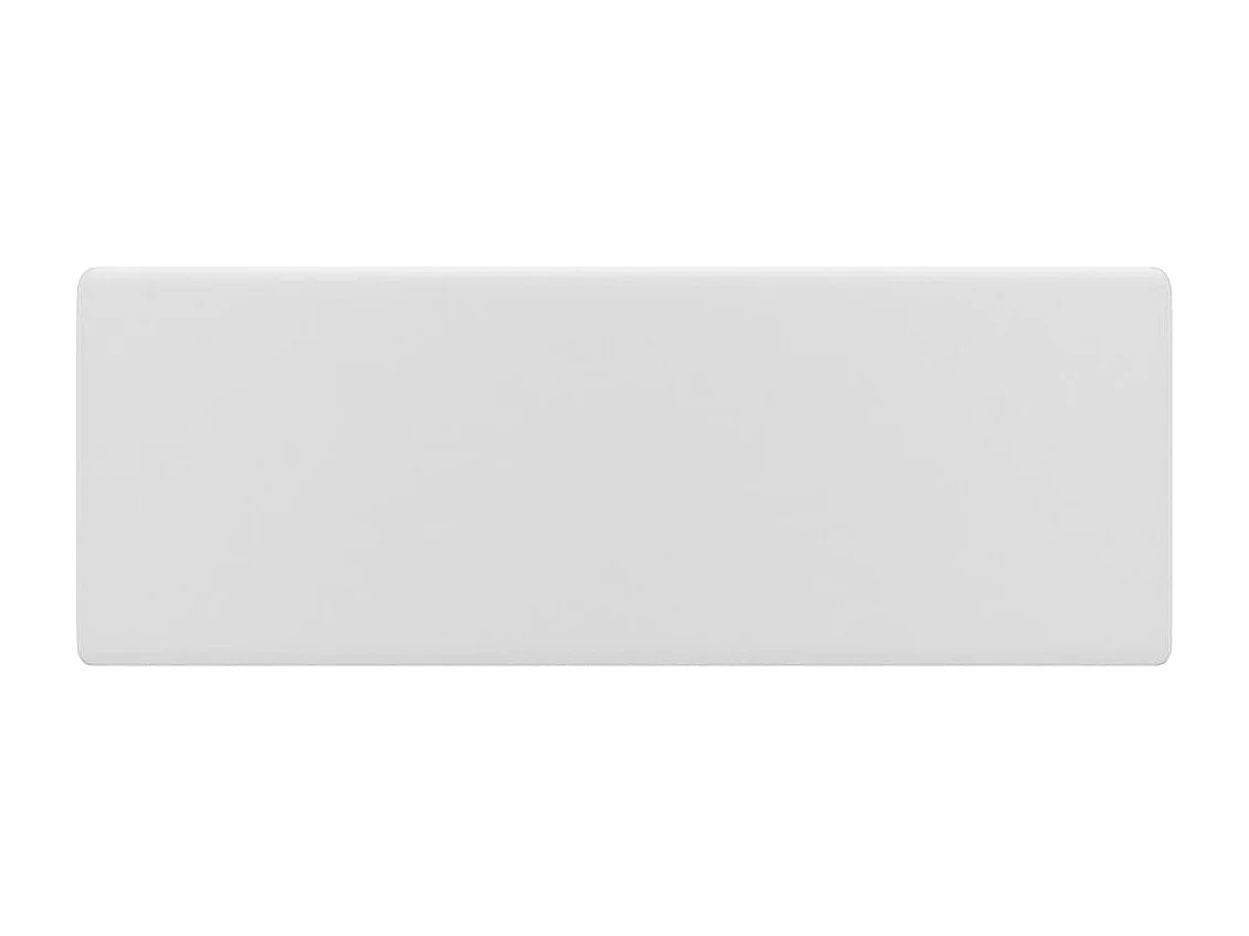 Lavabo cuadrado de lujo con rebosadero Blanco mate 41x41 cm Cerámica