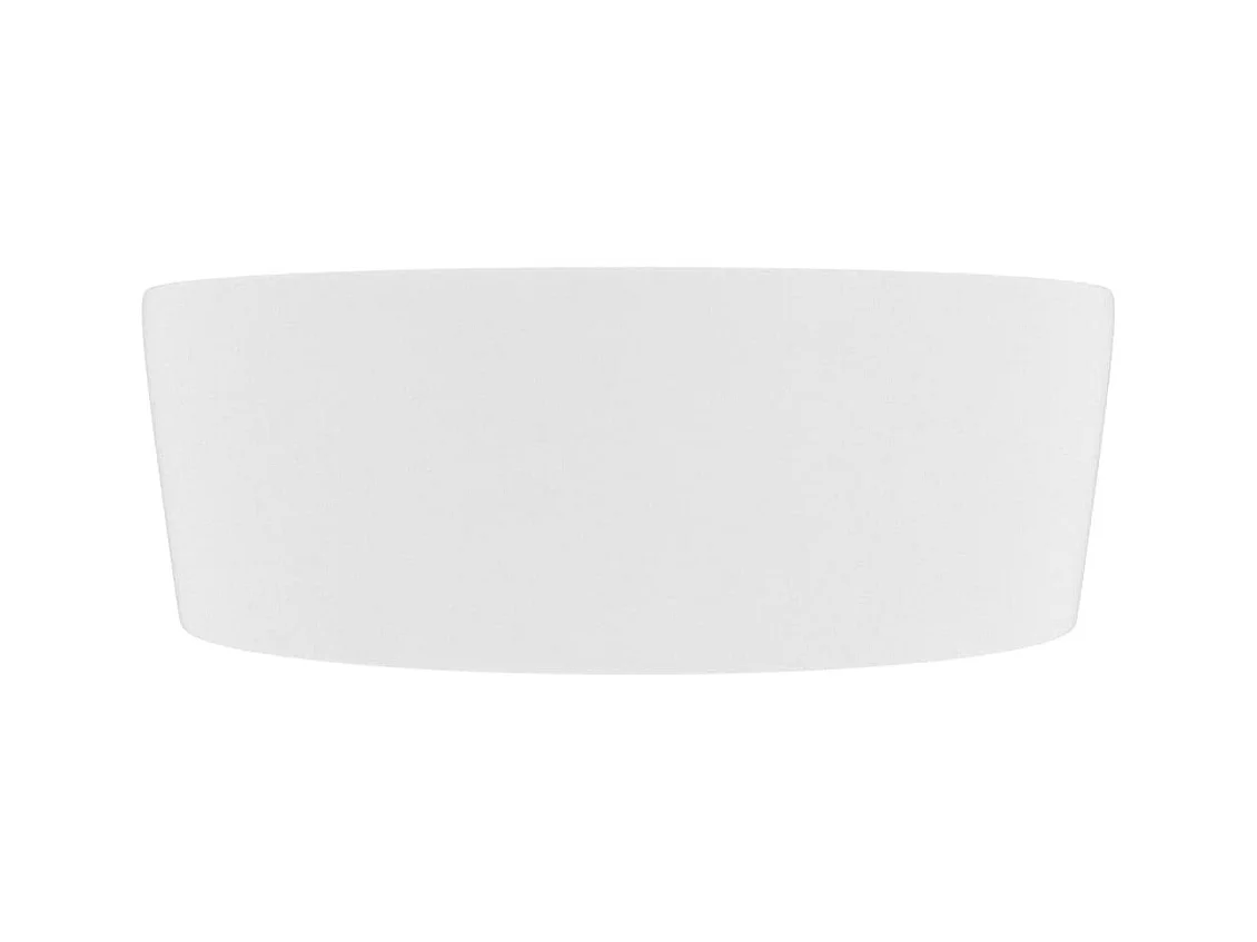 Lavabo de lujo con rebosadero Blanco mate 36x13 cm Cerámica